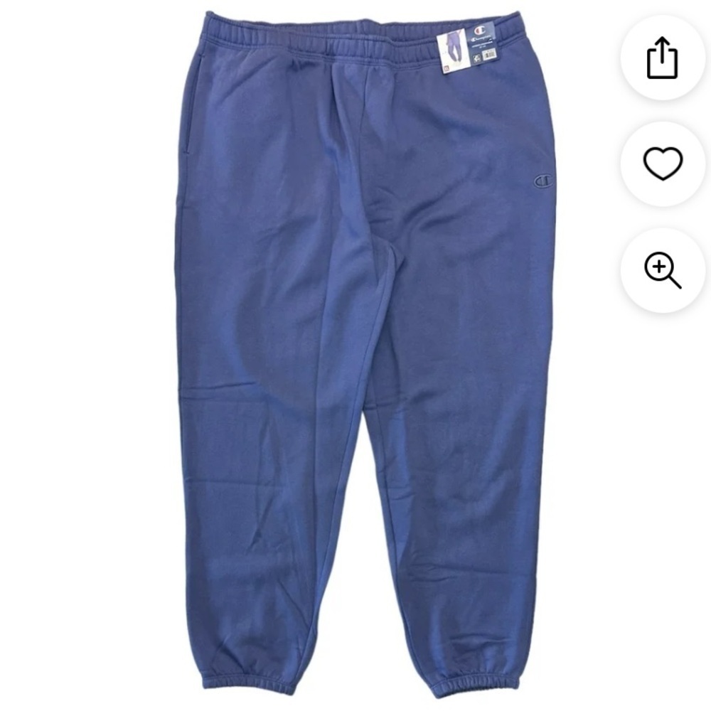 NWT Champion women’s fleece joggers in stone cold blue